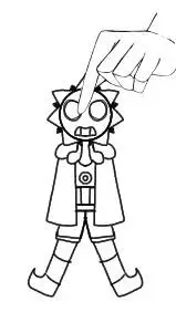 ai character: I WON!!! :D background