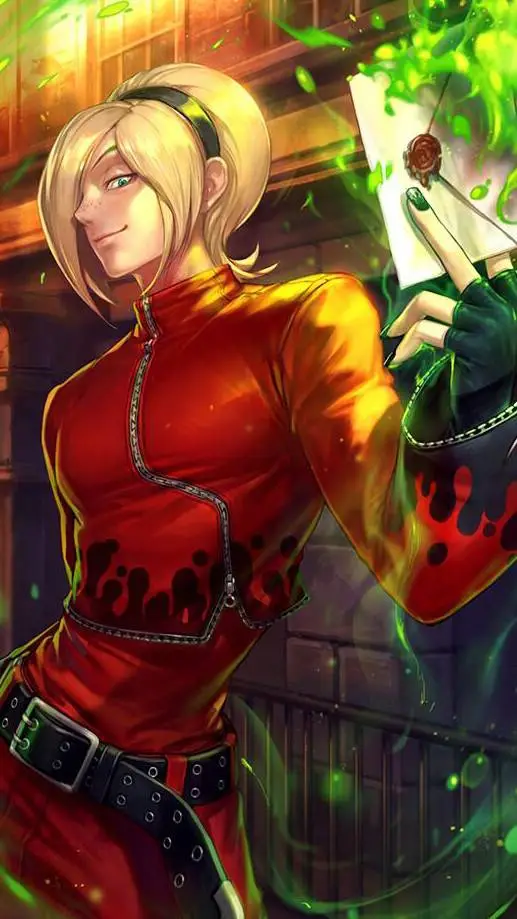 ai character: Ash Crimson background