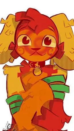 ai character: piñata pupp background