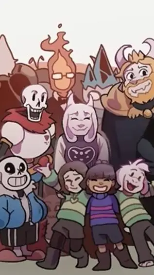 ai character: Undertale background