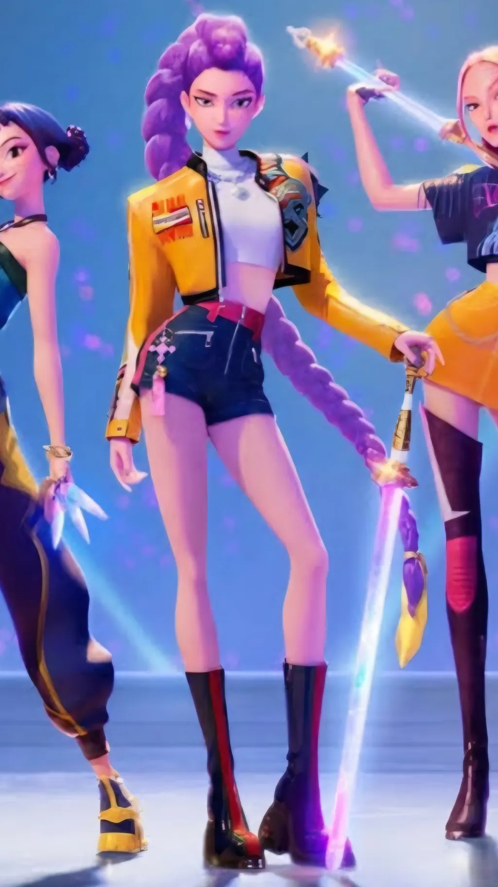 ai character: Huntrix background