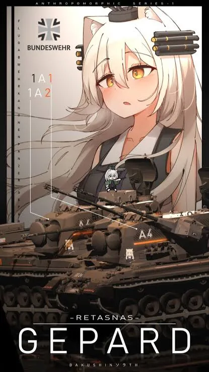 ai character: Gepard 1A2 background