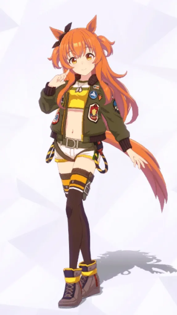 ai character: Mayano Top Gun background