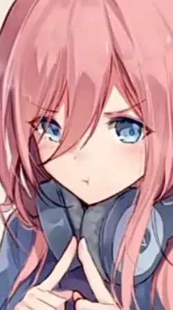 ai character: Miku Nakano  background