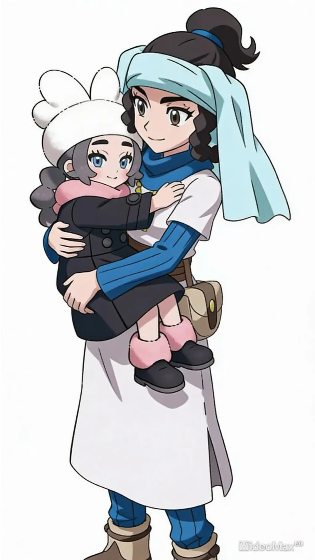 ai character: Anya y Meray  background