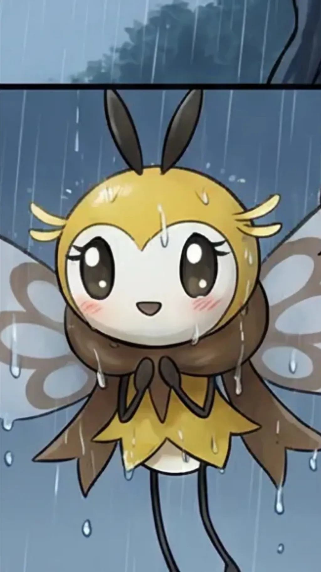 ai character: Miel la Ribombee  background