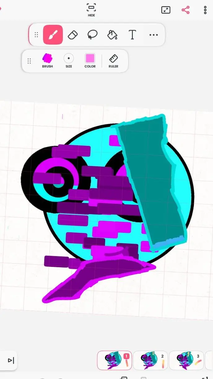 ai character: V4rus background