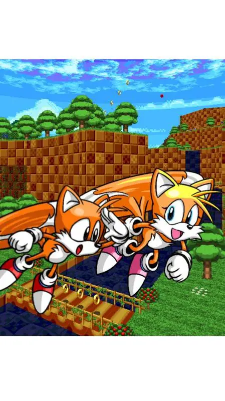 ai character: Millie y tails background