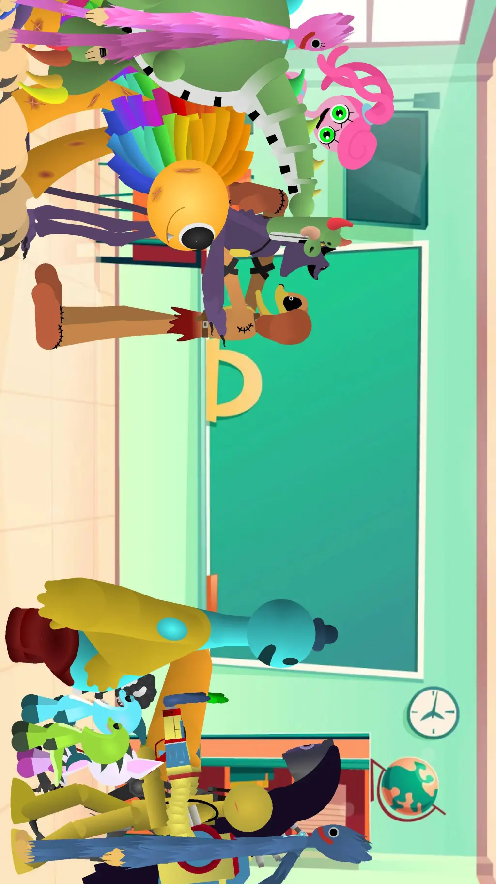 ai character: poppy playtime background