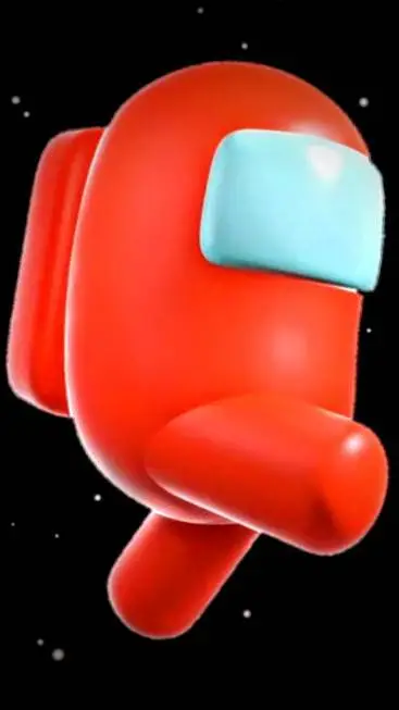 ai character: red among us 3D background