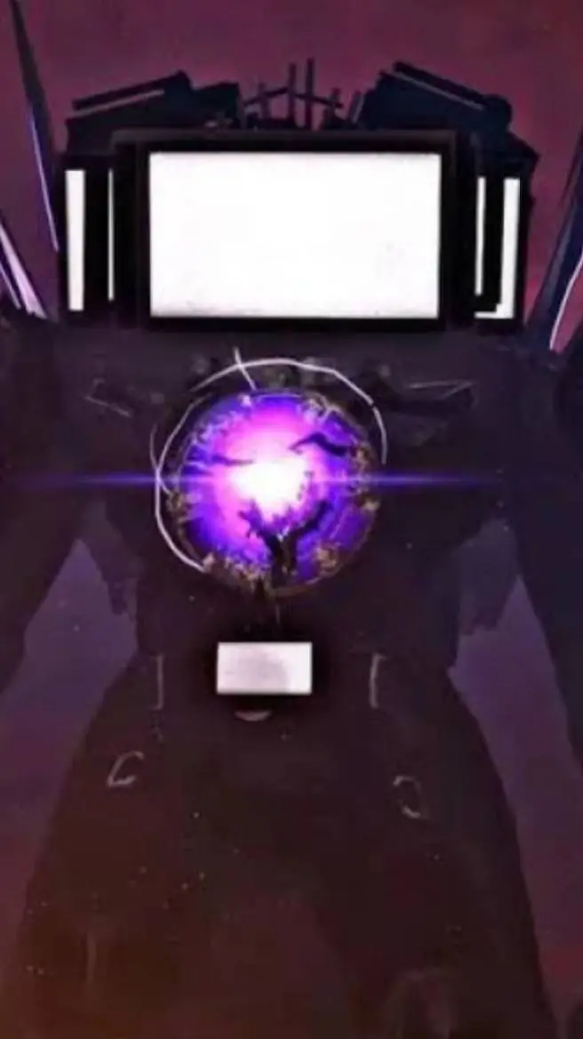 ai character: titan TV man background