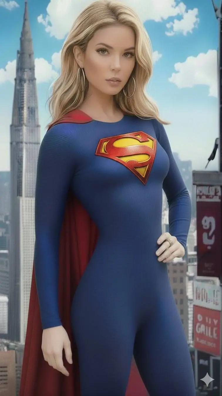 ai character: Supergirl background
