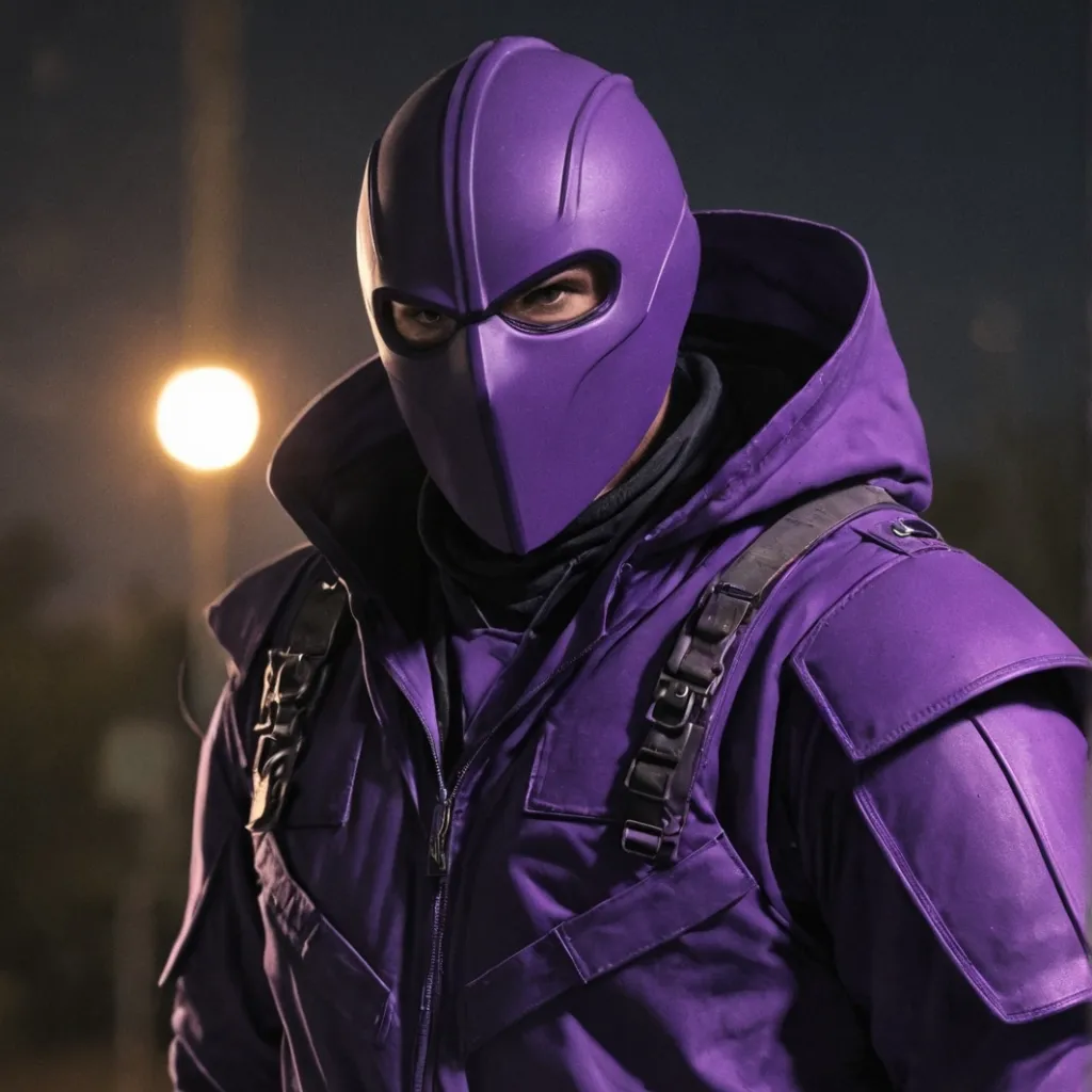 chat with ai character: the super purple 