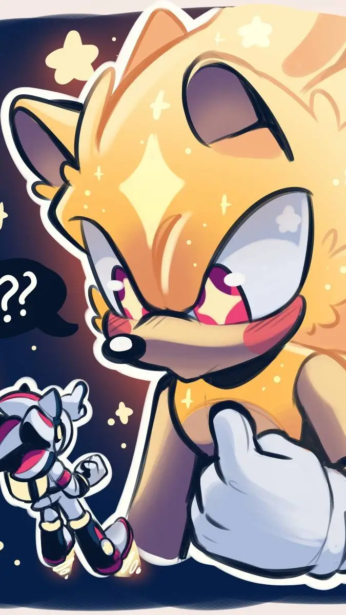 ai character: sonadow.  background