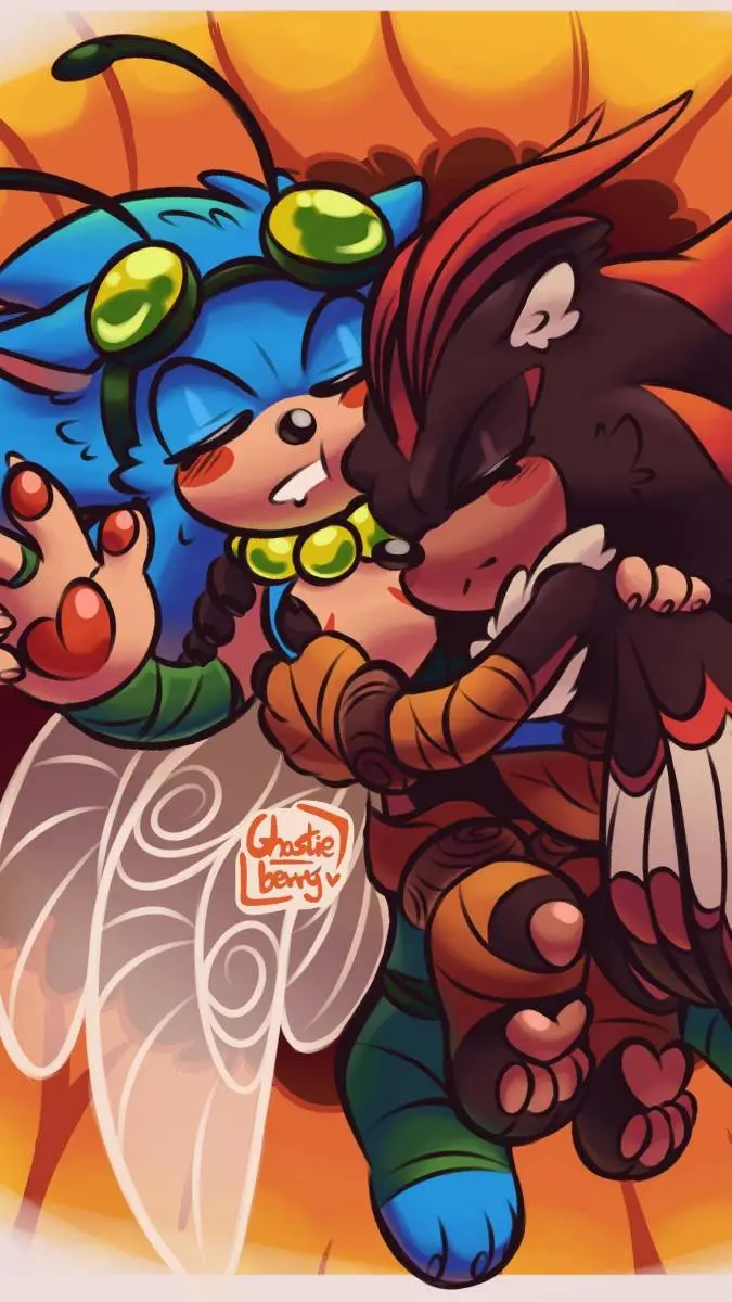 ai character: fairy sonadow.  background