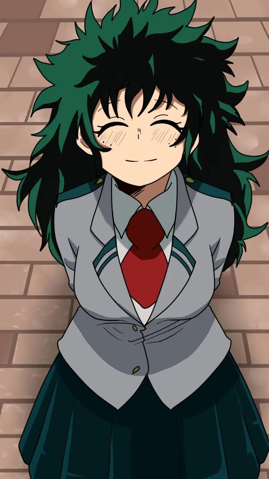ai character: Izumi Midoriya  background