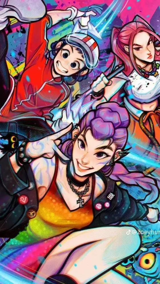 ai character: Kpop Demon Hunters background