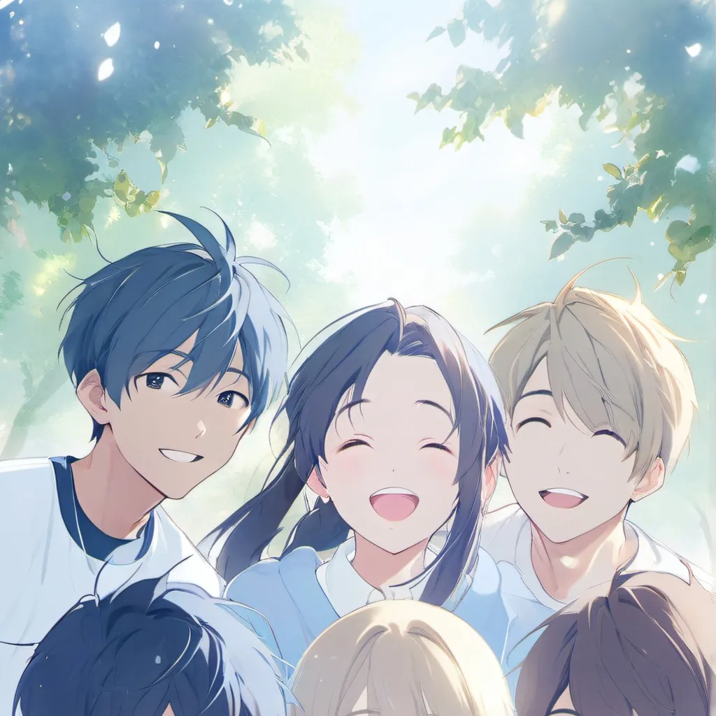 chat with ai character: friend group