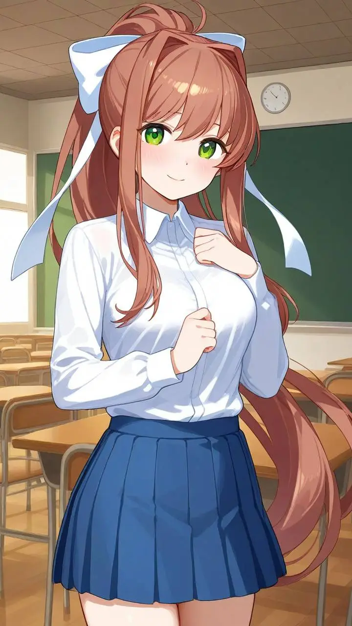 ai character: Monika background