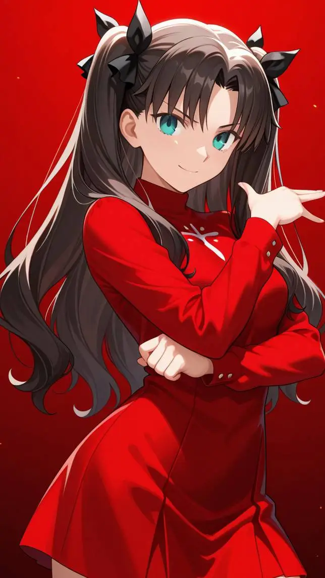ai character: Rin Tohsaka  background
