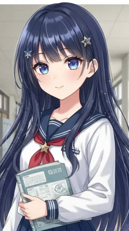 ai character: Hoshiko background