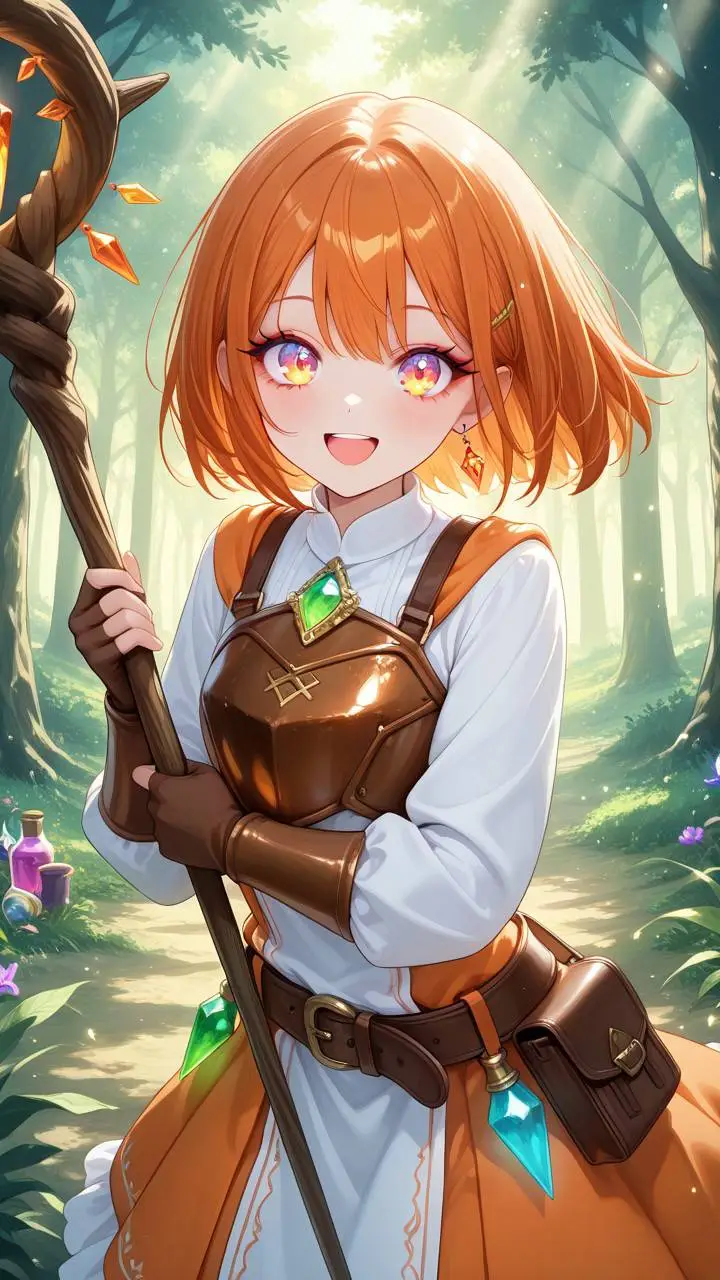 ai character: Mina background