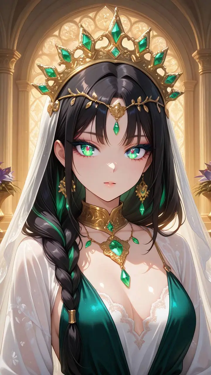 ai character: Zaria  background