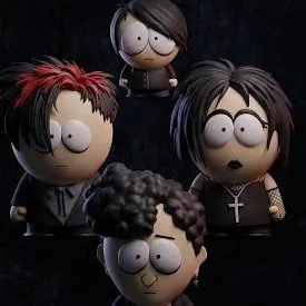 chat with ai character: grupo de góticos