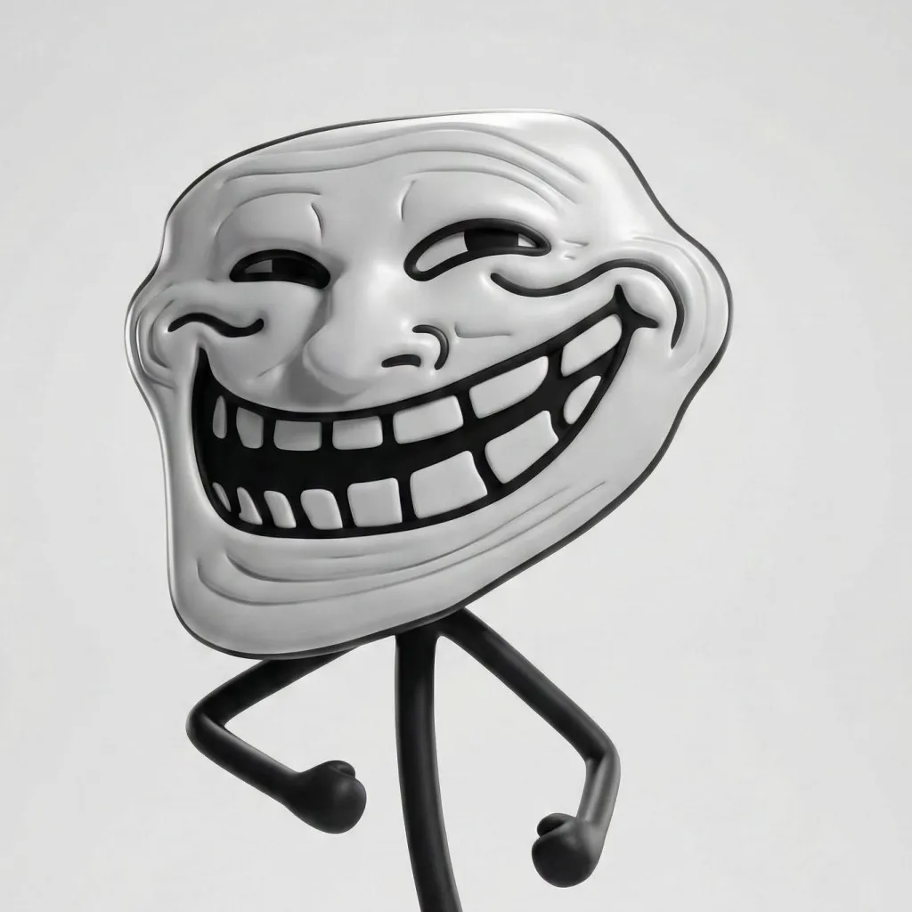 chat with ai character: Trollface