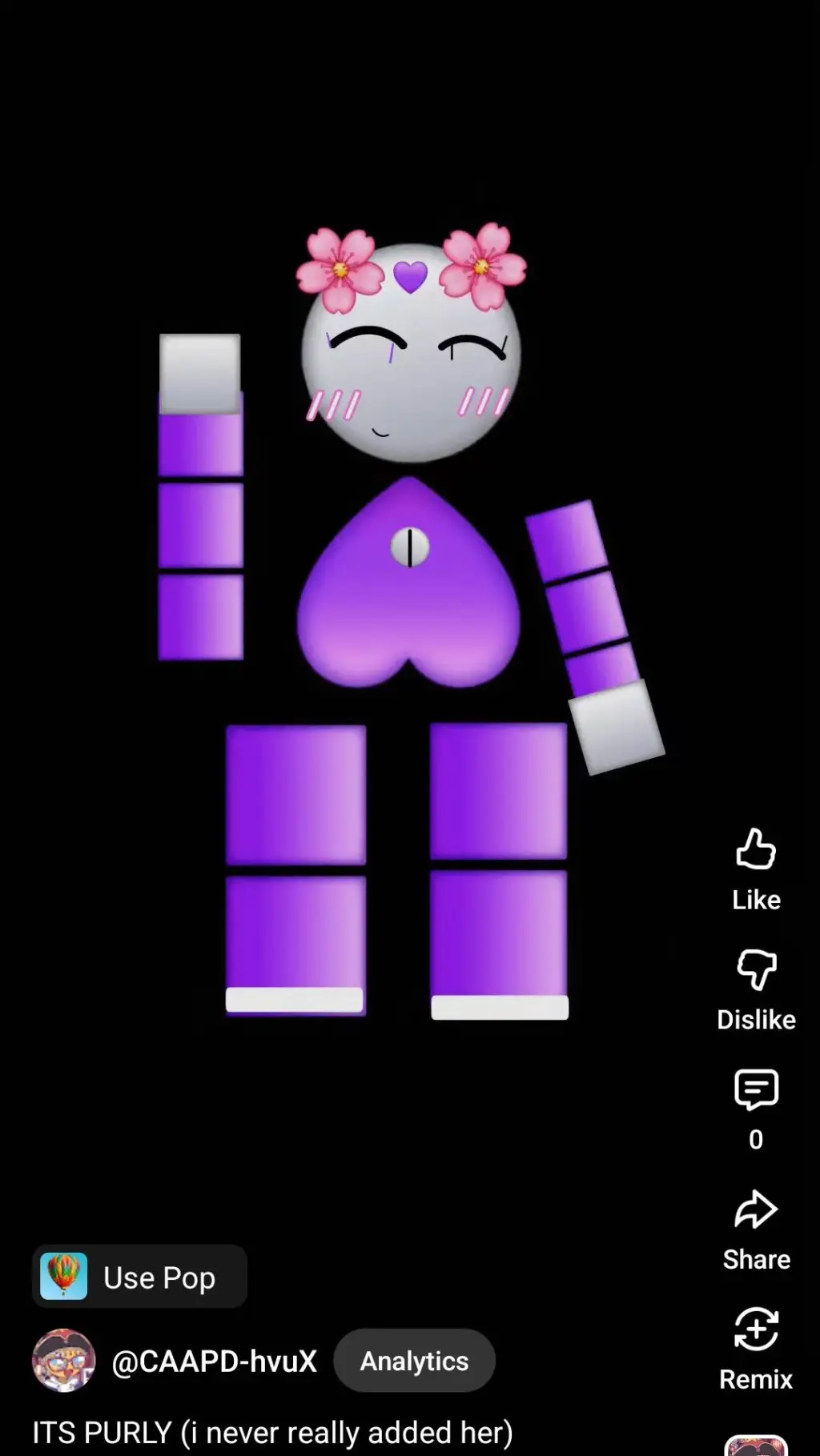 ai character: Purllie background