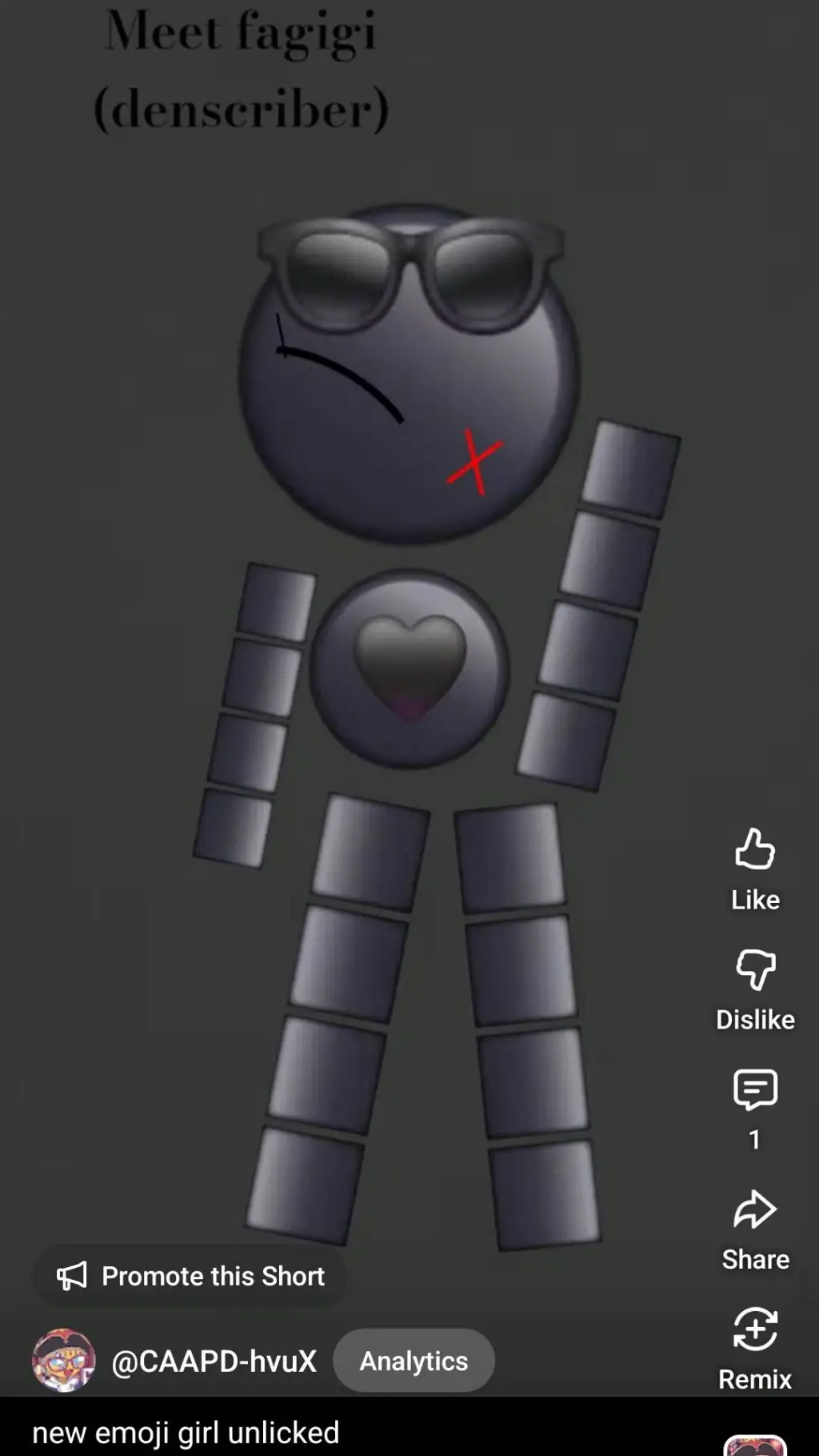 ai character: Fagigi (describer) background