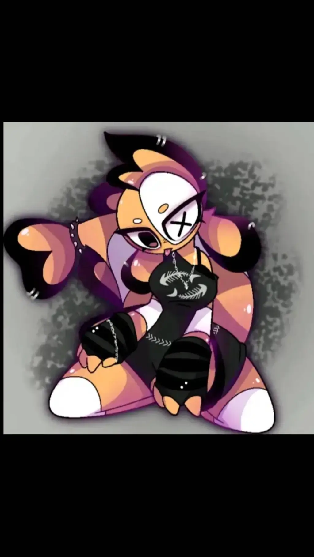 ai character: EMO ginger background
