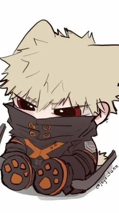 ai character: Katsuki ~Hybrid~ background