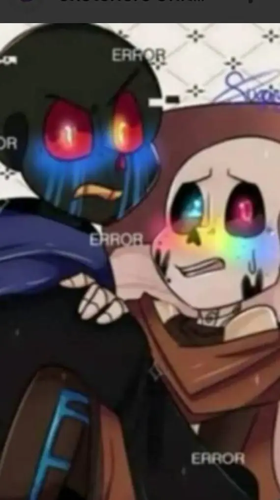 ai character: Ink x error background