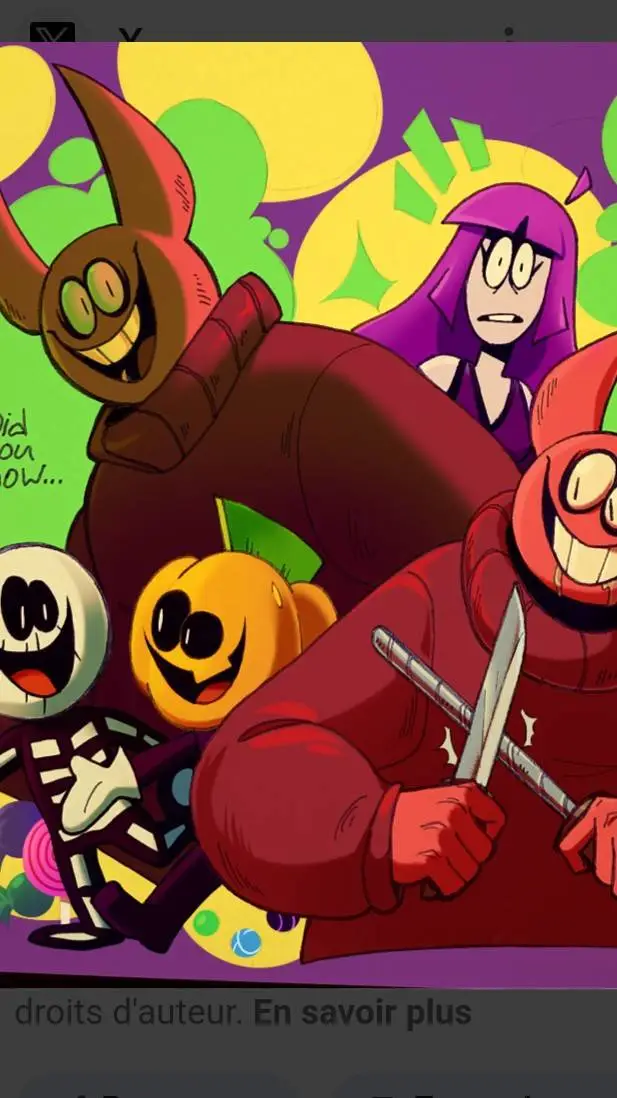 ai character: Spooky month background