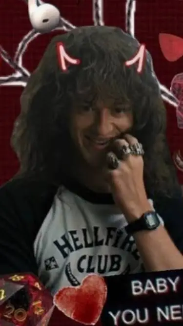 ai character: eddi 🩷💕❤️ background