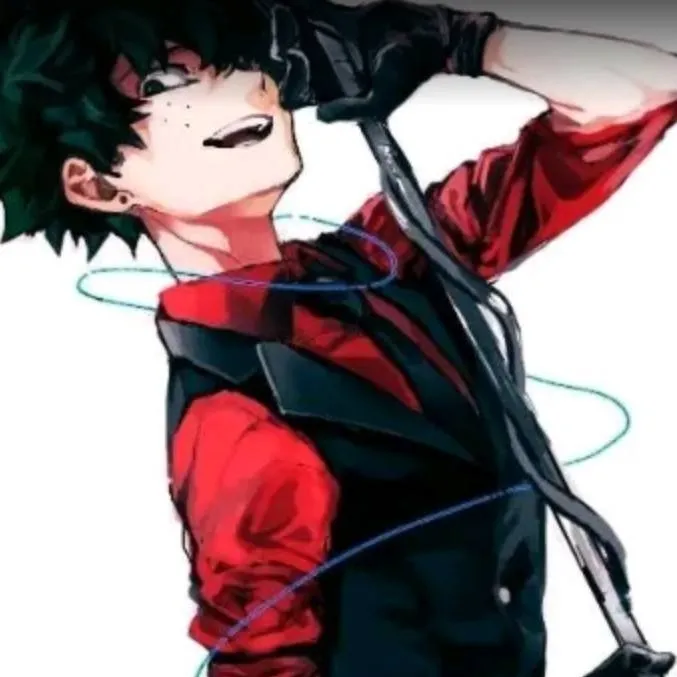chat with ai character: Mha vilain Deku 😱😈