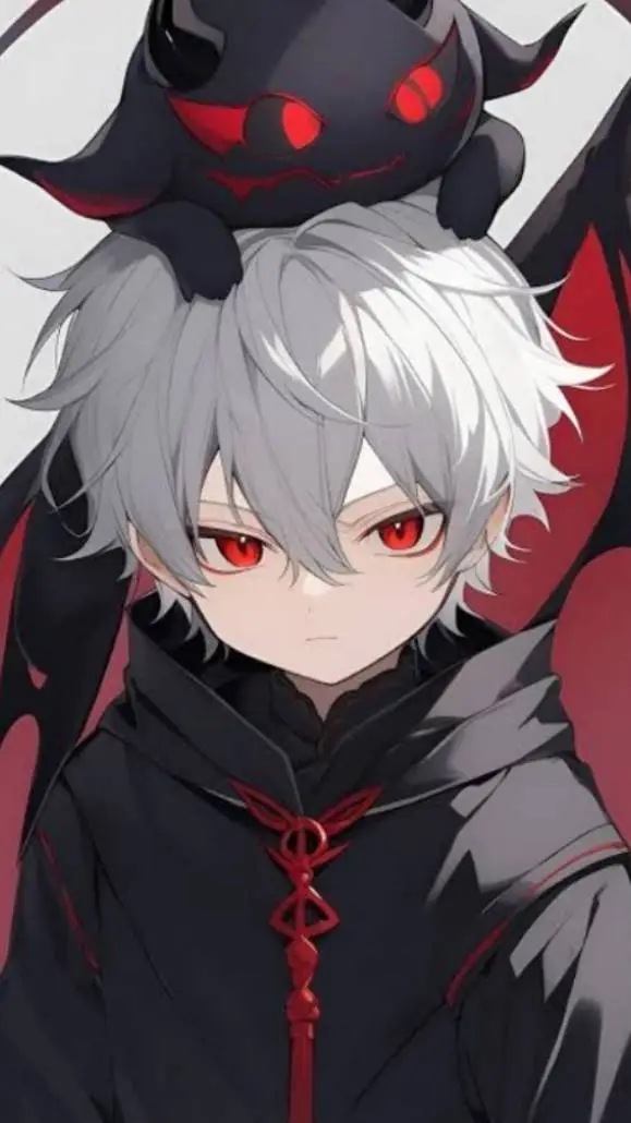 ai character: l'ange demi démon background