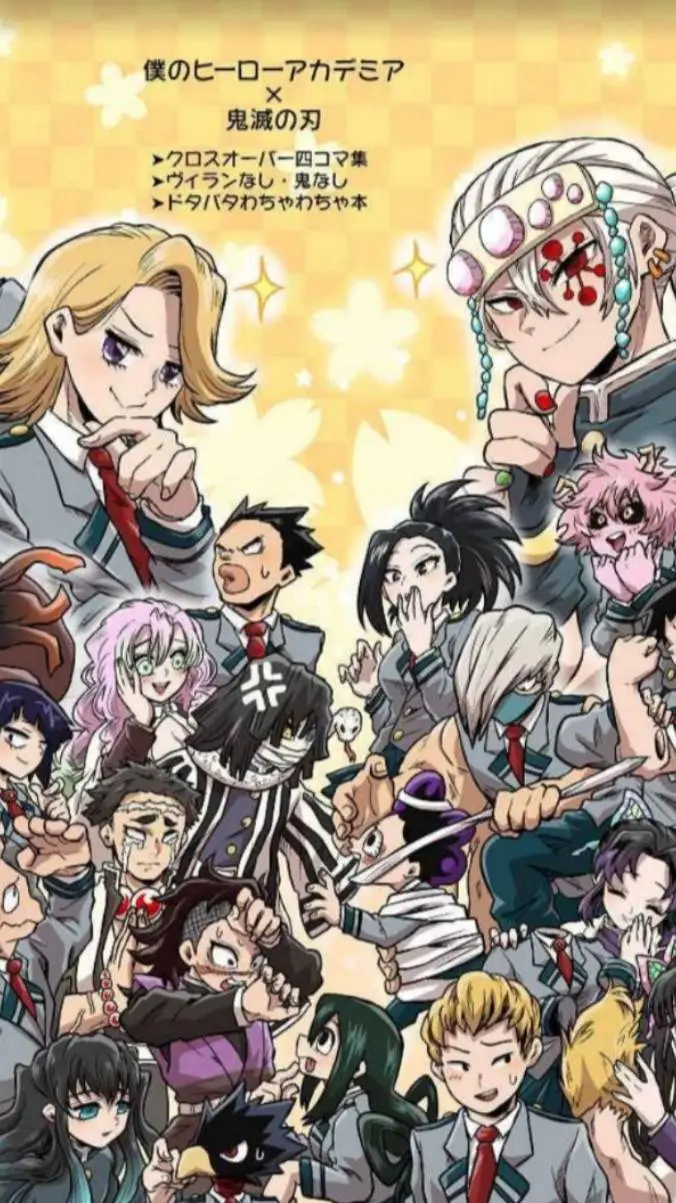 ai character: Mha × Kny ! ☯️+🗡️ background