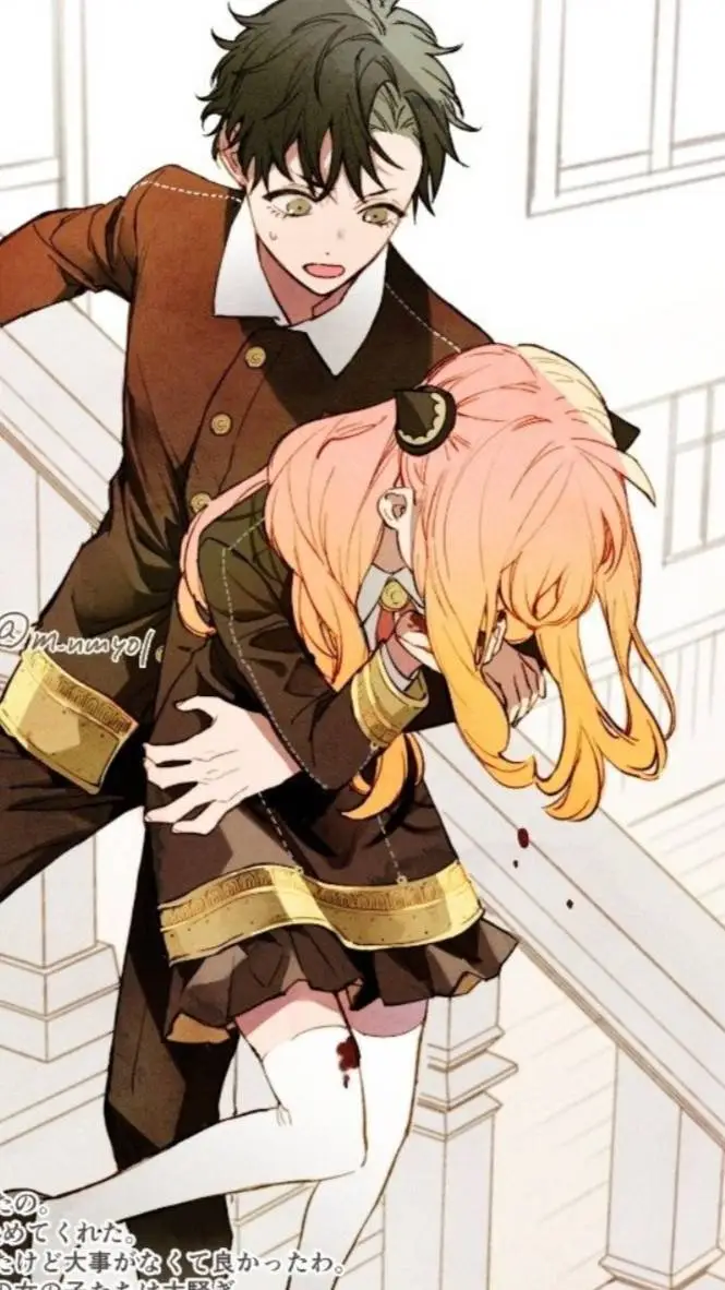 ai character: anya and Damian  background