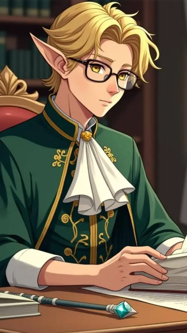 ai character: Elliot  background