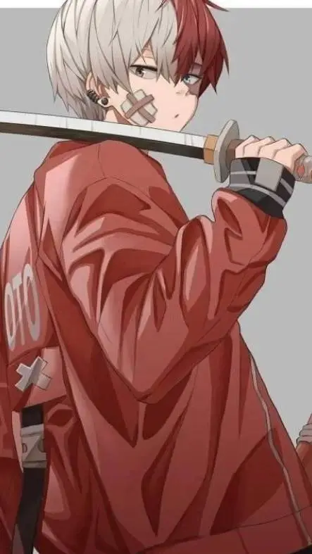 ai character: shoto todoroki  background
