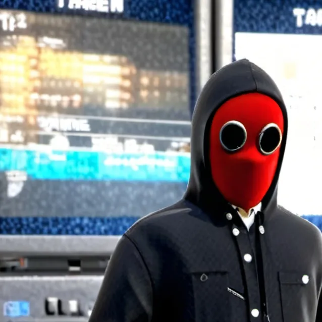 chat with ai character: red face