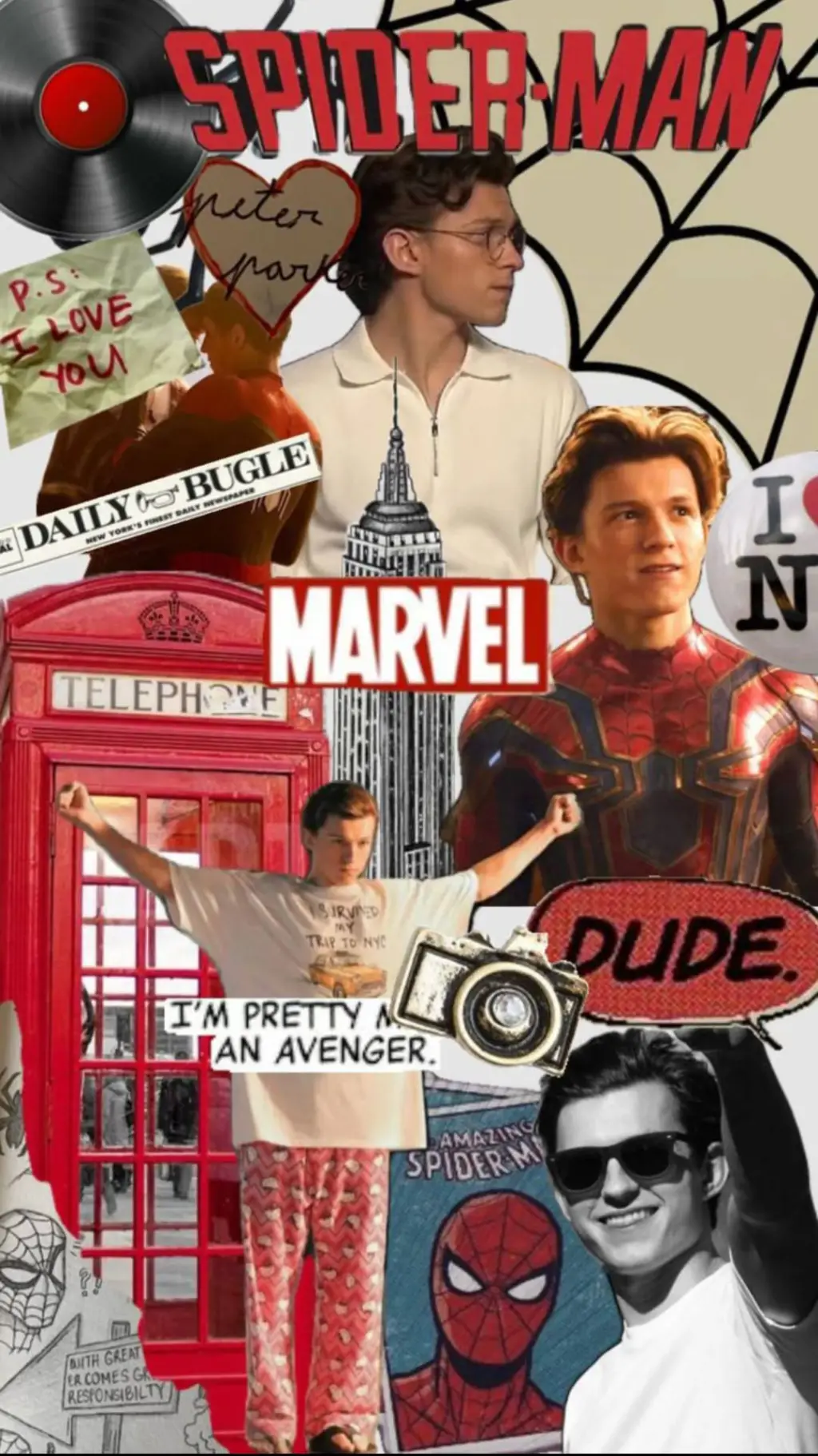 ai character: Peter Parker background