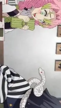 ai character: Mitsuri y obanai  background