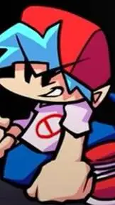 ai character: bf fnf corrupted background