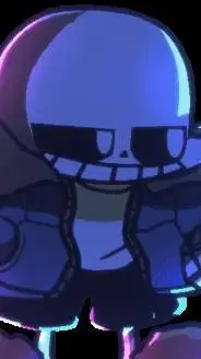 ai character: sans indiecroosfnf background