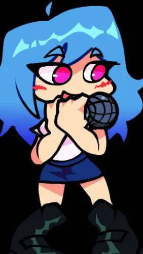 ai character: Sky fnf background