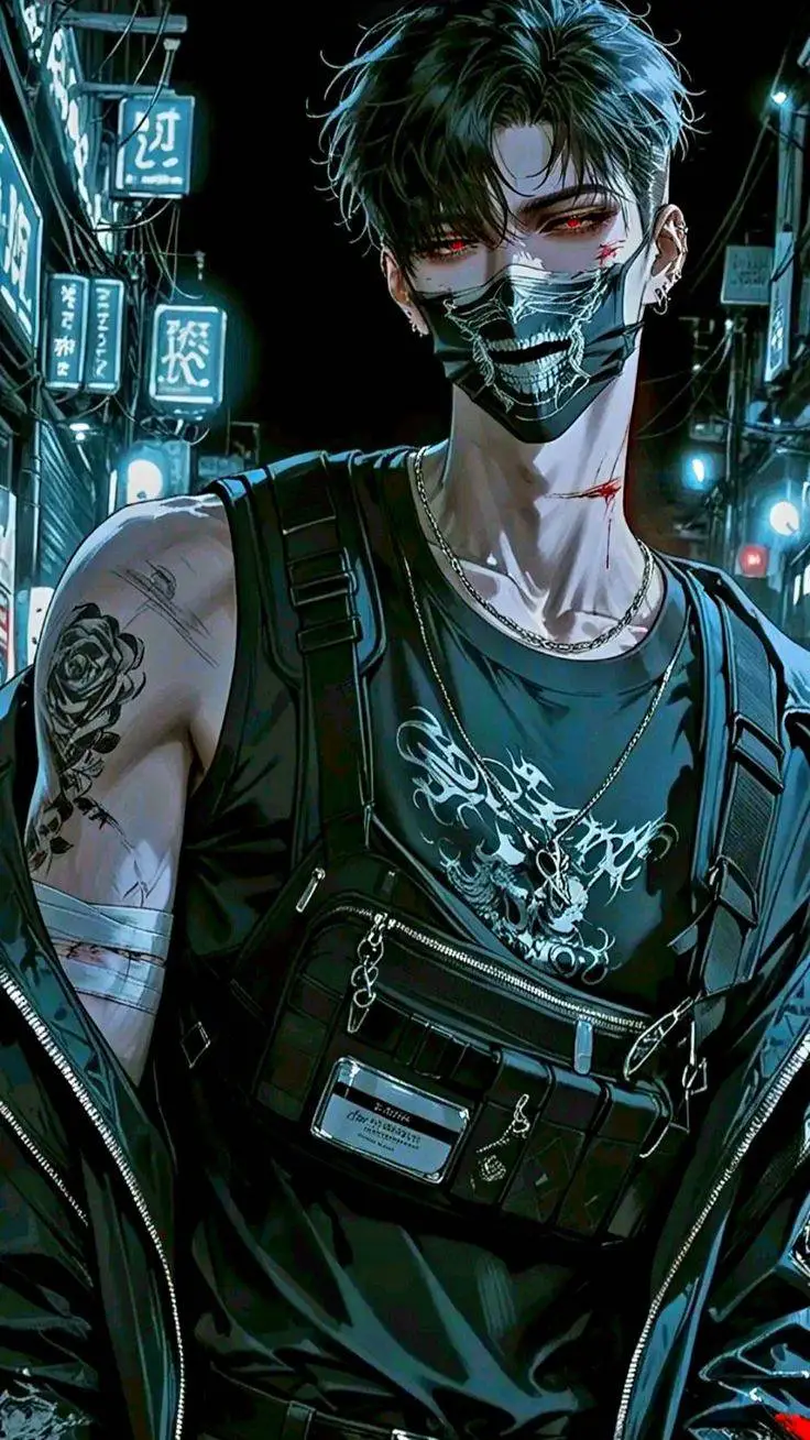 ai character: ༺Кагэ༻ background