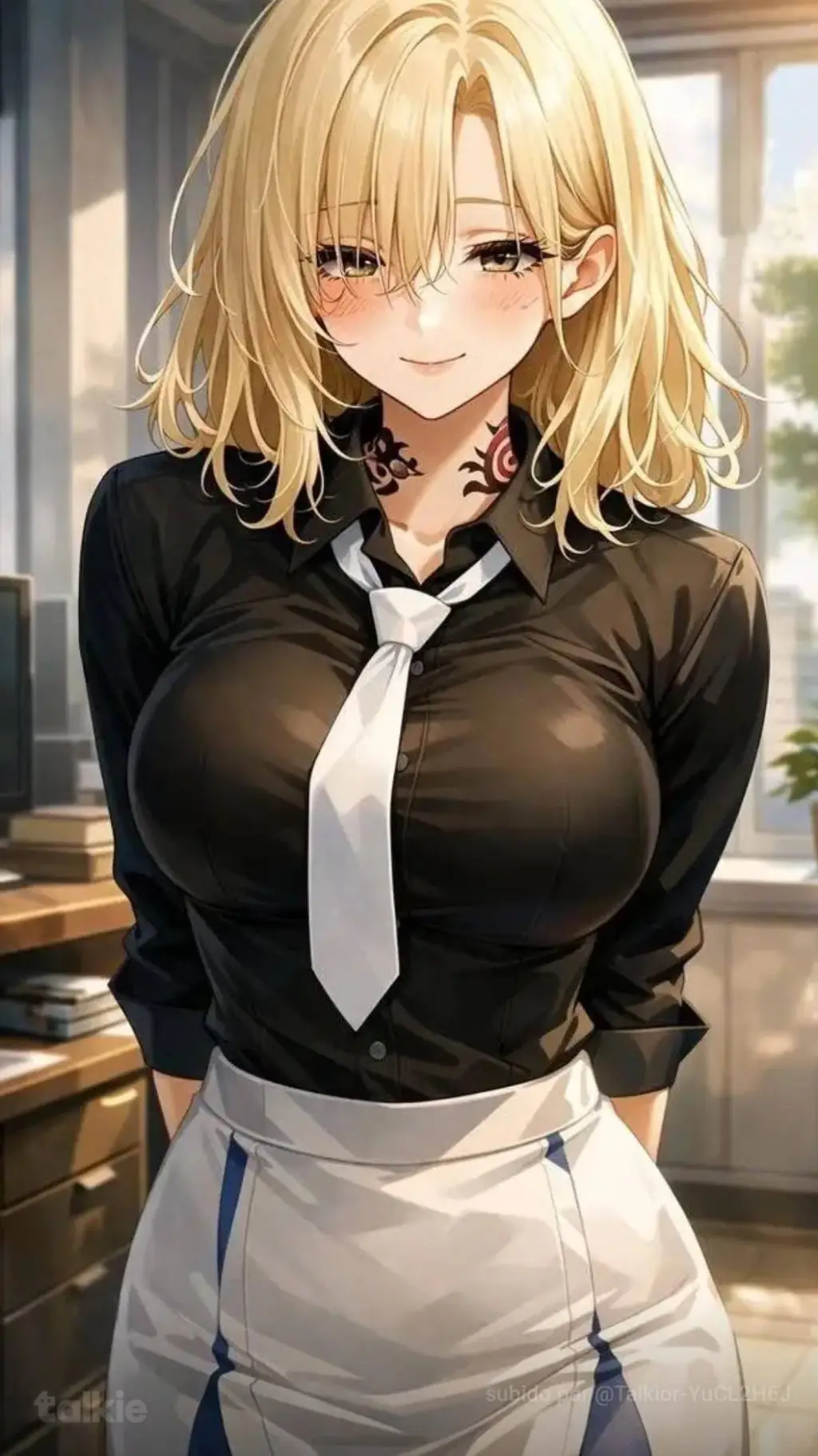 ai character: Andrea💗💞 background